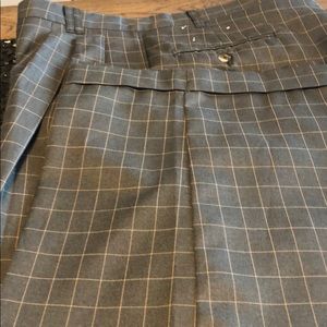 Dress pants grey green tone